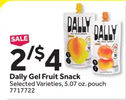Stop&Shop Dally Gel Fruit Snack offer