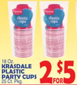 Bravo Supermarkets KRASDALE PLASTIC PARTY CUPS offer
