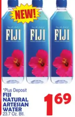 Bravo Supermarkets FIJI NATURAL ARTESIAN WATER offer