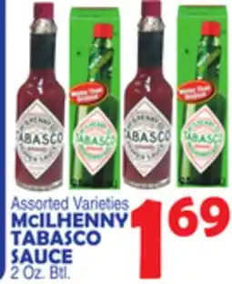 Bravo Supermarkets MCILHENNY TABASCO SAUCE offer