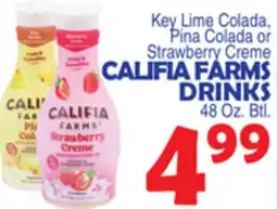 Bravo Supermarkets CALIFIA FARMS DRINKS offer
