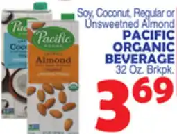 Bravo Supermarkets PACIFIC ORGANIC BEVERAGE 32 Oz. Brkpk offer