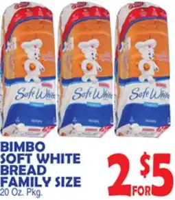 Bravo Supermarkets BIMBO SOFT WHITE BREAD FAMILY SIZE offer