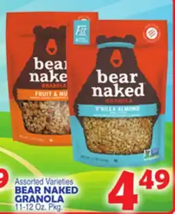 Bravo Supermarkets BEAR NAKED GRANOLA offer