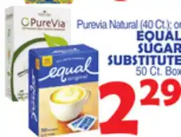 Bravo Supermarkets EQUAL SUGAR SUBSTITUTE offer