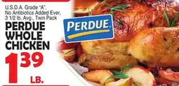 Bravo Supermarkets PERDUE WHOLE CHICKEN offer