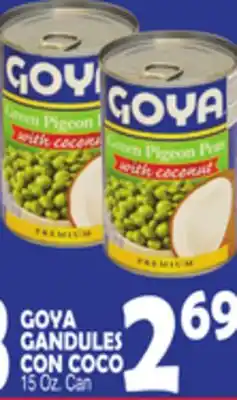 Bravo Supermarkets GOYA GANDULES CON COCO offer