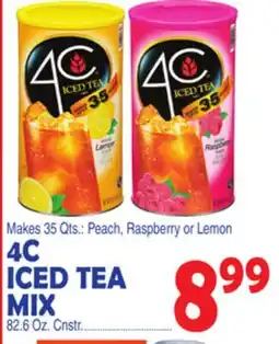 Bravo Supermarkets 4C ICED TEA MIX offer