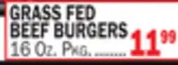 Bravo Supermarkets GRASS FED BEEF BURGERS offer