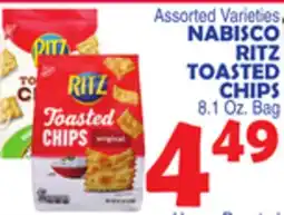 Bravo Supermarkets NABISCO RITZ TOASTED CHIPS offer