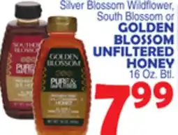 Bravo Supermarkets GOLDEN BLOSSOM UNFILTERED HONEY offer