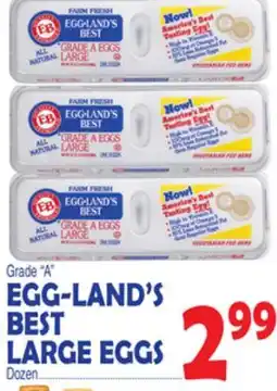 Bravo Supermarkets EGG-LAND'S BEST LARGE EGGS offer