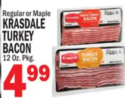 Bravo Supermarkets KRASDALE TURKEY BACON offer
