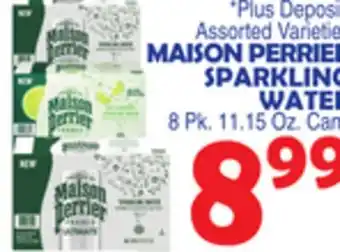 Bravo Supermarkets MAISON PERRIER SPARKLING WATER offer