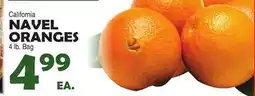 Bravo Supermarkets NAVEL ORANGES offer