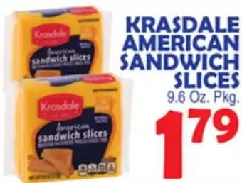 Bravo Supermarkets KRASDALE AMERICAN SANDWICH SLICES offer