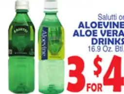Bravo Supermarkets ALOEVINE ALOE VERA DRINKS offer