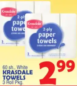 Bravo Supermarkets KRASDALE TOWELS offer