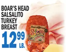 Bravo Supermarkets BOAR'S HEAD SALSALITO TURKEY BREAST offer