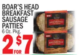 Bravo Supermarkets BOAR'S HEAD BREAKFAST SAUSAGE offer