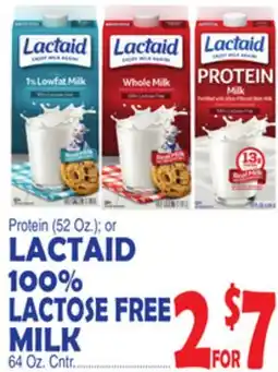 Bravo Supermarkets LACTAID 100% LACTOSE FREE MILK 64 Oz. Cntr offer