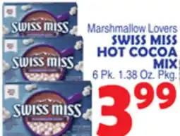 Bravo Supermarkets SWISS MISS HOT COCOA MIX 6 Pk. 1.38 Oz. Pkg offer