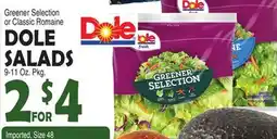 Bravo Supermarkets DOLE SALADS offer
