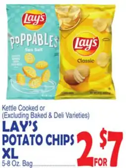 Bravo Supermarkets LAY'S POTATO CHIPS XL offer