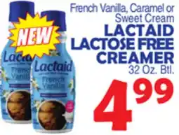 Bravo Supermarkets LACTAID LACTOSE FREE CREAMER offer