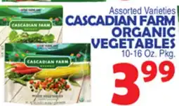 Bravo Supermarkets CASCADIAN FARM ORGANIC VEGETABLES offer