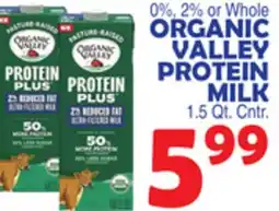 Bravo Supermarkets ORGANIC VALLEY PROTEIN MILK offer