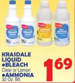 Bravo Supermarkets KRASDALE LIQUID • BLEACH offer