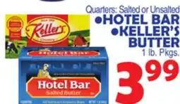 Bravo Supermarkets HOTEL BAR, KELLER'S BUTTER offer