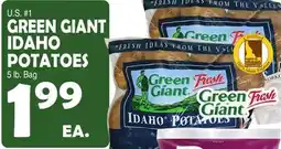 Bravo Supermarkets GREEN GIANT IDAHO POTATOES offer