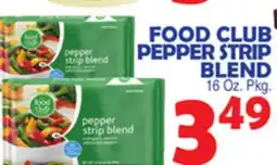 Bravo Supermarkets FOOD CLUB PEPPER STRIP BLEND offer