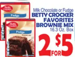 Bravo Supermarkets BETTY CROCKER FAVORITES BROWNIE MIX offer