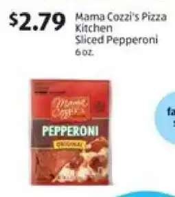 Aldi Mama Cozzi's Pizza Kitchen Sliced Pepperoni offer