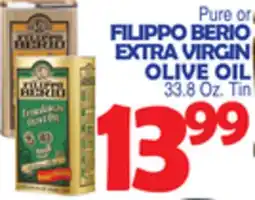 Bravo Supermarkets FILIPPO BERIO EXTRA VIRGIN OLIVE OIL offer
