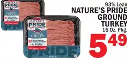 Bravo Supermarkets NATURE'S PRIDE GROUND TURKEY offer