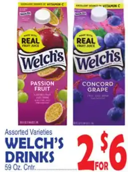 Bravo Supermarkets WELCH'S DRINKS offer