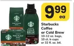 ACME Starbucks Coffee or Cold Brew offer