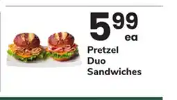 ACME Pretzel Duo Sandwiches offer