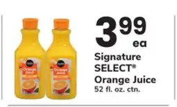 ACME Signature SELECT Orange Juice offer
