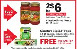 ACME Classico Pasta Sauce offer