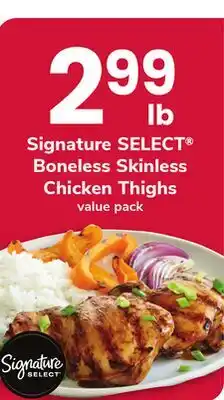 ACME Signature SELECT Boneless Skinless Chicken Thighs offer