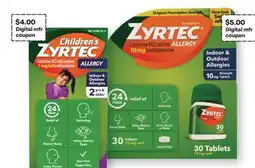 CVS Adult Zyrtec 24-35 ct. children's 8 oz or 24 ct offer