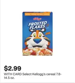 CVS Select Kellogg's cereal offer