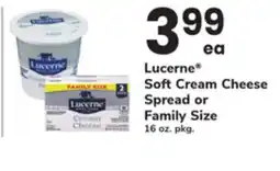 ACME Lucerne Soft Cream Cheese Spread or Family Size offer