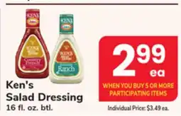 ACME Ken's Salad Dressing offer