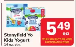 ACME Stonyfield Yo Kids Yogurt offer